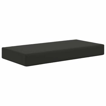 Sitzkissen für Outdoor Schwarz 80 x 40 x 8 cm 100 % Polyester