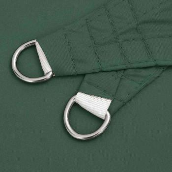 Sonnensegel Oxford-Gewebe Dreieckig 3,6x3,6x3,6 m Dunkelgrün