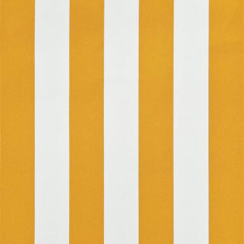 Einziehbare Markise 250×150 cm Gelb und Weiß
