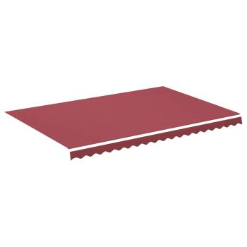 Ersatzstoff für Markise Burgunderrot 450x300 cm Polyester