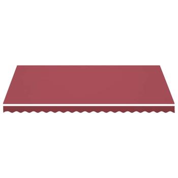 Ersatzstoff für Markise Burgunderrot 450x300 cm Polyester