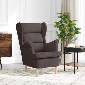 ARDEBO.de - Sessel Dunkelbraun 74x84x100 cm Stoff