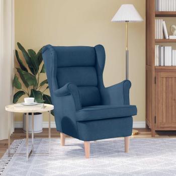 Sessel Blau 74x84x100 cm Stoff