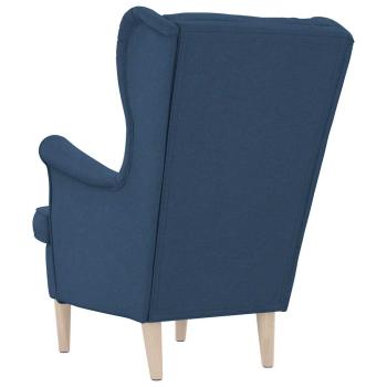 Sessel Blau 74x84x100 cm Stoff