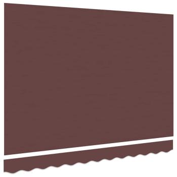 Ersatzbespannung für Markise 3,5x2 m Braun Polyester