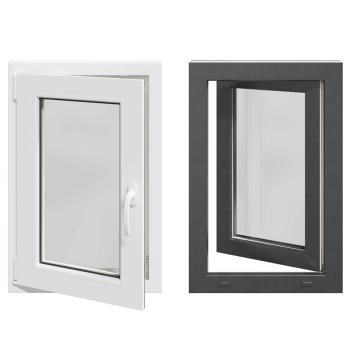 Kipp- und Drehfenster für den Keller RISOR 50 x 75 cm