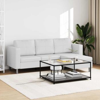 ARDEBO.de - Modulsofa 3-Sitzer Kunstleder Weiß