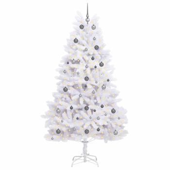 Künstlicher Weihnachtsbaum Weiß 120 x 120 x 240 cm