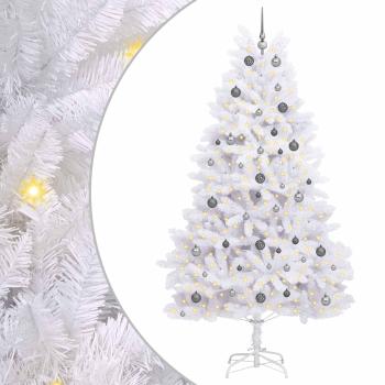 Künstlicher Weihnachtsbaum Weiß 120 x 120 x 240 cm