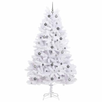 Künstlicher Weihnachtsbaum Weiß 120 x 120 x 240 cm