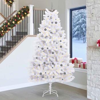 ARDEBO.de - Künstlicher Weihnachtsbaum Weiß 128 x 128 x 270 cm
