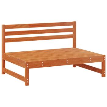 Garten Mittelssofa Massives Kiefernholz Wachsbraun