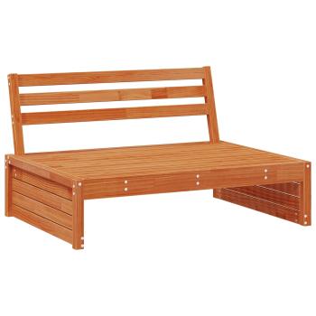 Garten Mittelssofa Massives Kiefernholz Wachsbraun