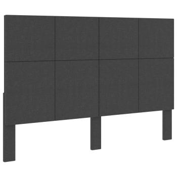 Boxspringbett Dunkelgrau Stoff 180x200 cm