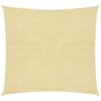 Sonnensegel 160 g/m² Beige 6x6 m HDPE