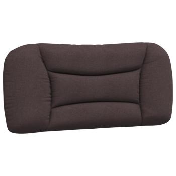 Bett mit Matratze "Hvar" Dunkelbraun 80x200 cm Stoff
