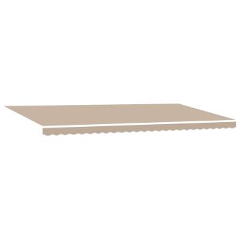 Markisenstoff mit Beige 600 x 300 cm Polyester