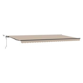 Markisenstoff mit Beige 600 x 300 cm Polyester