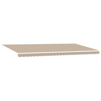 Elektrische ausziehbare Markise Beige 600 x 350 cm