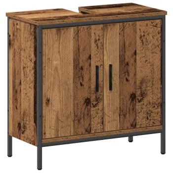 Badezimmermöbel-Set 2 Stk. Braun Holzwerkstoff
