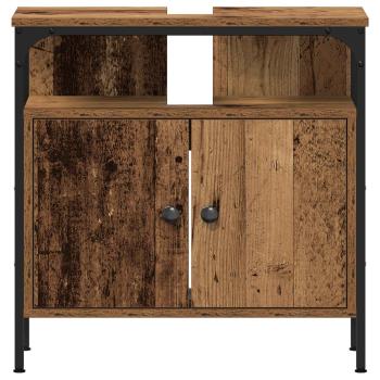 Badezimmermöbel-Set 2 stk. Braun 60 x 30 x 60 cm Holzwerkstoff