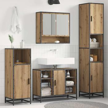 ARDEBO.de - Badezimmermöbel-Set Artisan-Eiche 35 x 37,5 x 188,5 cm