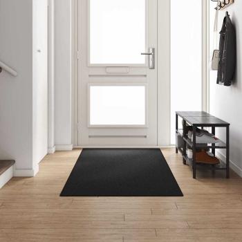 ARDEBO.de - Teppichläufer Anthrazit 100 x 300 cm 100% Polypropylen