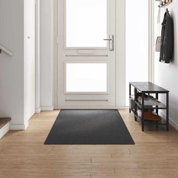 ARDEBO.de - Teppichläufer Dunkelgrau 100 x 300 cm 100% Polypropylen