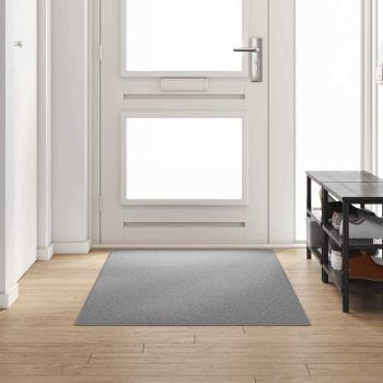 ARDEBO.de - Teppichläufer Hellgrau 100 x 250 cm 100% Polypropylen
