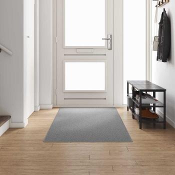 ARDEBO.de - Teppichläufer Hellgrau 100 x 300 cm 100% Polypropylen