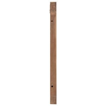 Bettkopfteil Natur Massivholz Teak