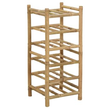 Weinregal Natur 32,5 x 29,5 x 72 cm Bambus