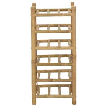 Weinregal Natur 32,5 x 29,5 x 72 cm Bambus