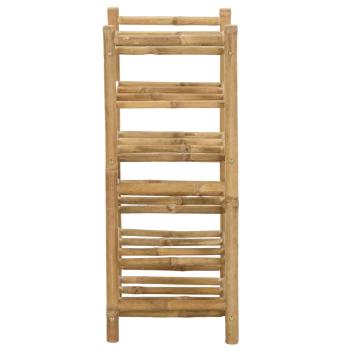 Weinregal Natur 32,5 x 29,5 x 72 cm Bambus