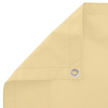 Balkonsichtschutz Sand 100 x 400 cm Oxford-Stoff