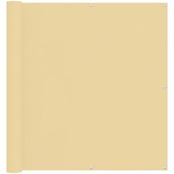 Balkonsichtschutz Sand 110 x 500 cm Oxford-Stoff