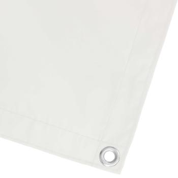 Balkonsichtschutz Weiß 110 x 600 cm Oxford-Stoff