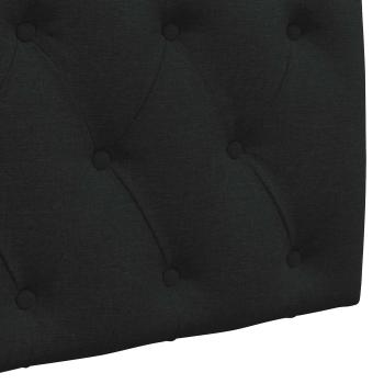 Hängendes Kopfteil Schwarz Stoff