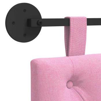 Hängendes Kopfteil Rosa Stoff
