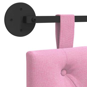 Hängendes Kopfteil Rosa Stoff