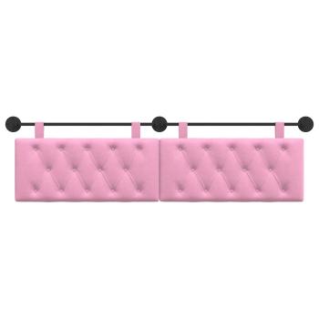 Hängendes Kopfteil Rosa Stoff