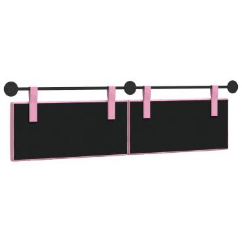 Hängendes Kopfteil Rosa Stoff