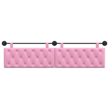 Hängendes Kopfteil Rosa Stoff
