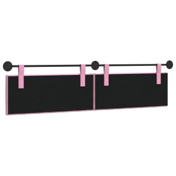 Hängendes Kopfteil Rosa Stoff