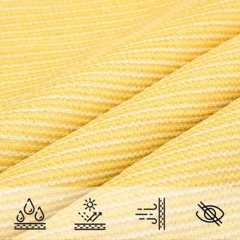 Sonnensegel HDPE Rechteckig 2x4 m Beige