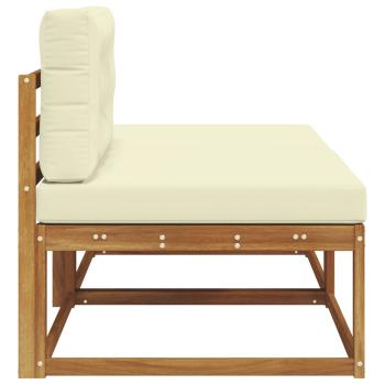 Sectional Sofa Einheiten mit Kissen 2 Stück Natur