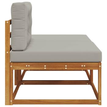 Sectional Sofa Einheiten mit Kissen 2 Stück Natur