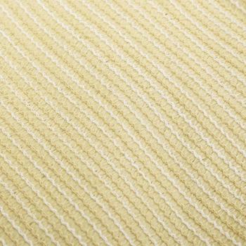 Sonnensegel 160 g/m² Beige 4x7 m HDPE