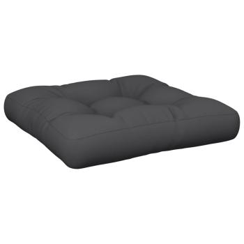 Palettenkissen Schwarz 60x61,5x10 cm Stoff