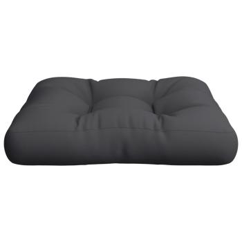 Palettenkissen Schwarz 60x61,5x10 cm Stoff